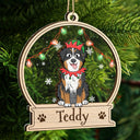 Christmas Pet Lovers Custom Name - Gift For Pet Lovers - Personalized 2-Layered Mix Ornament
