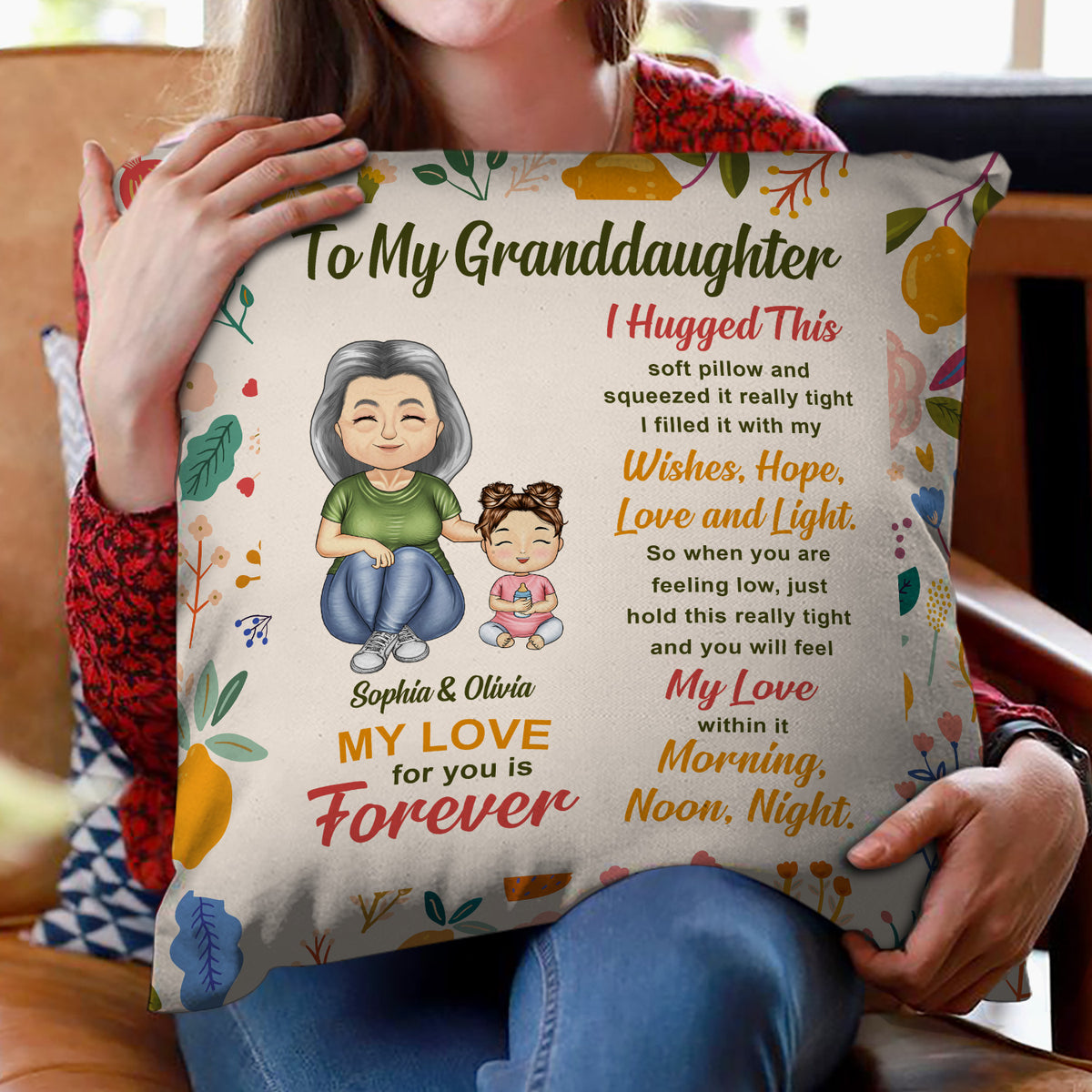 To My Granddaughter - Gift For Granddaughter, Grandparents Gift - Pers ...