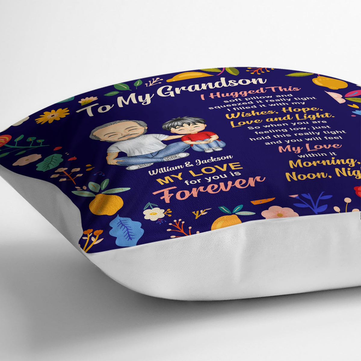 To My Granddaughter - Gift For Granddaughter, Grandparents Gift - Personalized Pillow