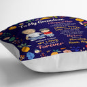 To My Granddaughter - Gift For Granddaughter, Grandparents Gift - Personalized Pillow