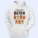 Grandma Grandpa Mom Dad Perfect Batch - Gift For Mom, Dad, Grandparents - Personalized Hoodie