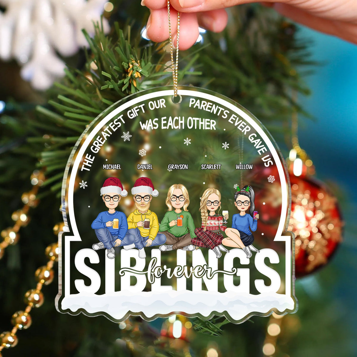 Christmas Siblings Forever The Greatest Gift Our Parents - Gift For Si ...
