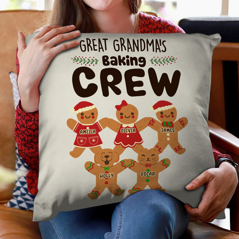 Grandma Grandpa Mom Dad Perfect Patch - Gift For Mom, Dad, Grandparents - Personalized Pillow