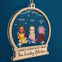 Félicitations pour être devenue ma meilleure amie, ma sœur, ma collègue ! Cadeau pour ma meilleure amie, mes frères et sœurs ! Décoration personnalisée à 2 couches