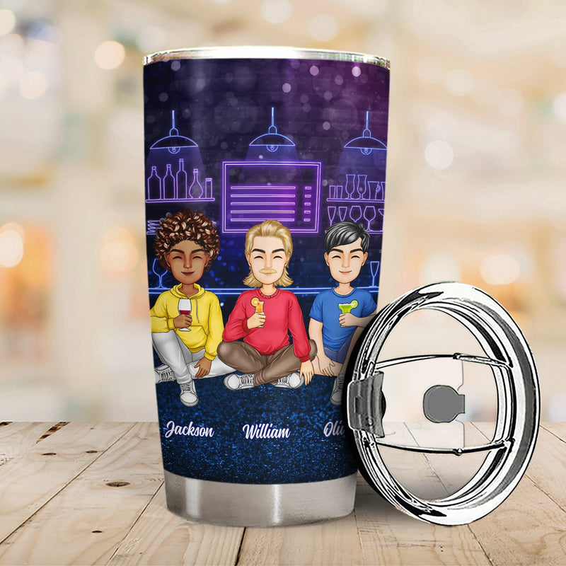 Bestie Drinking Gliter Congrats On Being My Bestie - Gift For Bestie - Personalized Tumbler