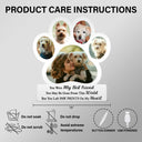 Photo personnalisée Tu étais mon bonjour préféré et mon au revoir le plus dur - Cadeau commémoratif pour les amoureux des animaux, maman de chien, papa de chien, maman de chat, papa de chat - Boîte à lumière photo personnalisée en forme personnalisée