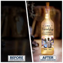 Gift For Bestie - A True Friendship Is A Journey Without An End - Personalized Bottle Light