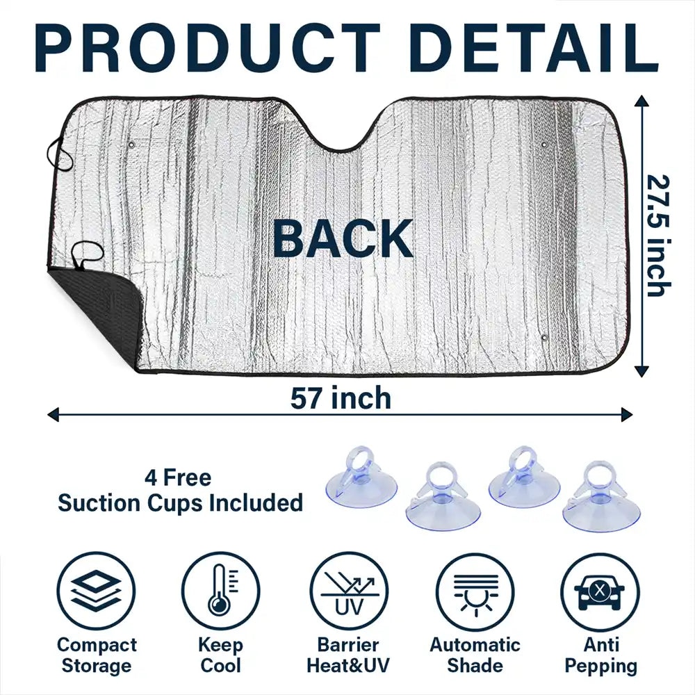 Family Vacation - Personalized Auto Sunshade