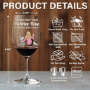 Dog Mom,Dog Lovers,Funny - A Woman Cannot Survive - Personalized Wine Glass