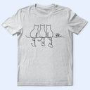Adorable Cat Line - Personalized T Shirt