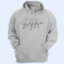 Adorable Cat Line - Personalized T Shirt