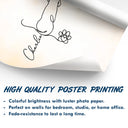 Pet Lovers,Pet Mom,Pet Dad,Dog Lovers,Dog Mom,Dog Dad,Happy - Adorable Dog Line Art - Personalized Poster