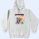 Travel,Gift For Bestie,Best friends' Hobby,Happy - Adventure Buddies 3D Effect - Personalized T Shirt