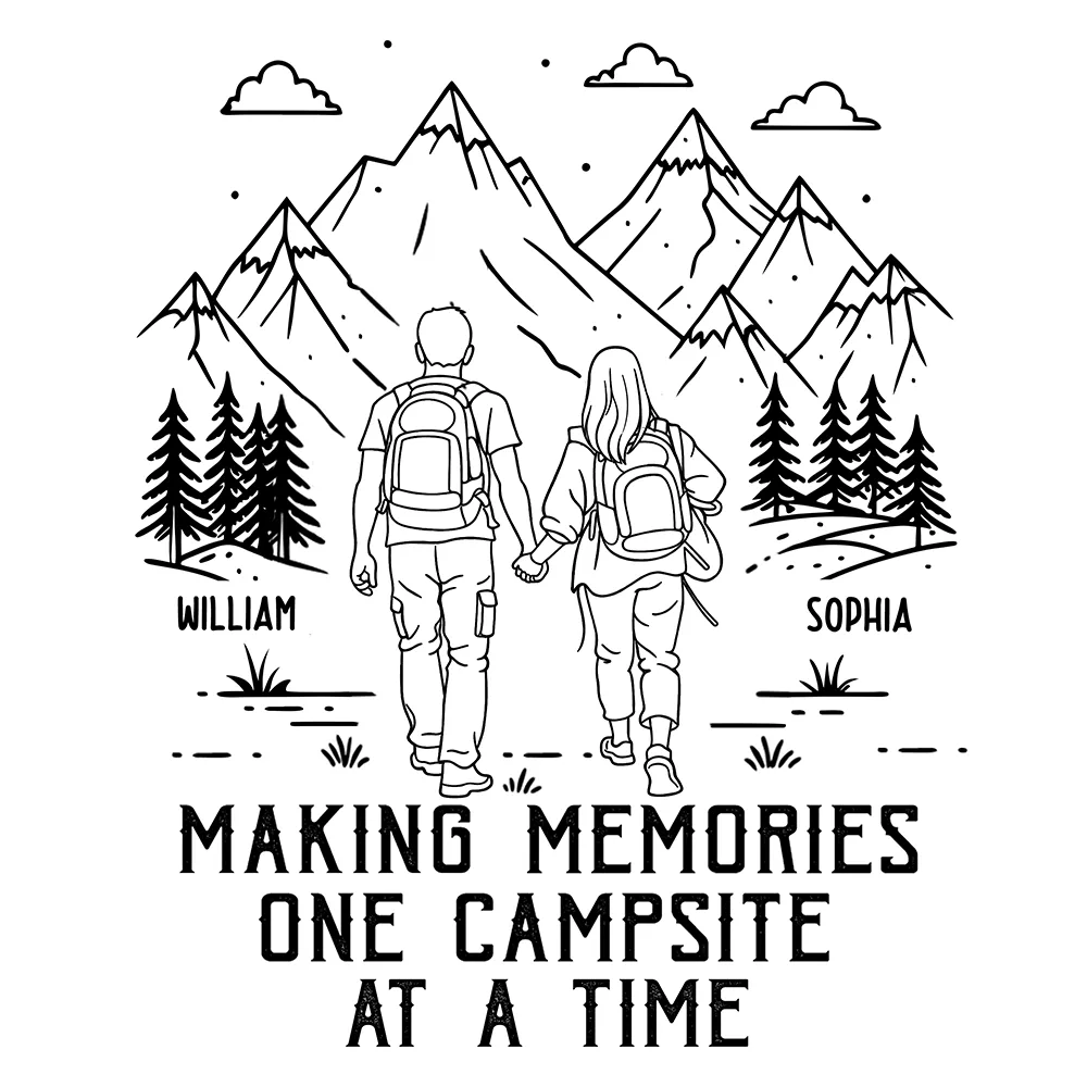 Gift For Couples,Old Couples,Gift For Husband,Gift For Wife,Gift For Boyfriend,Gift For Girlfriend,Happy - Adventure Partners For Life - Personalized Decor Decal