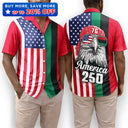 Afro American Flag 1776 Eagle America 250th - Hawaiian Shirt