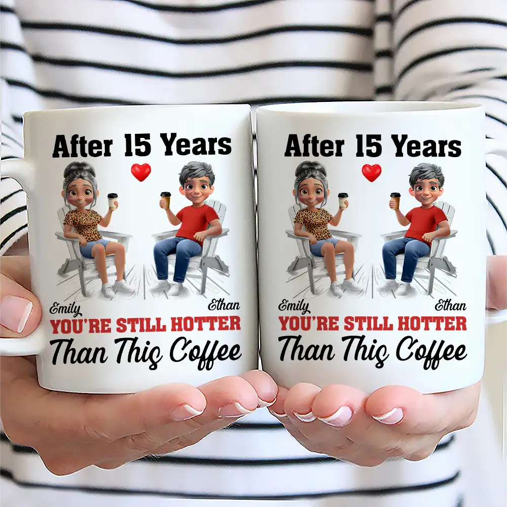 Gift For Couples,Old Couples,Gift For Husband,Gift For Boyfriend,Gift For Girlfriend,Funny - After Years You Still Hot 3D Effect Couple - Personalized Mug