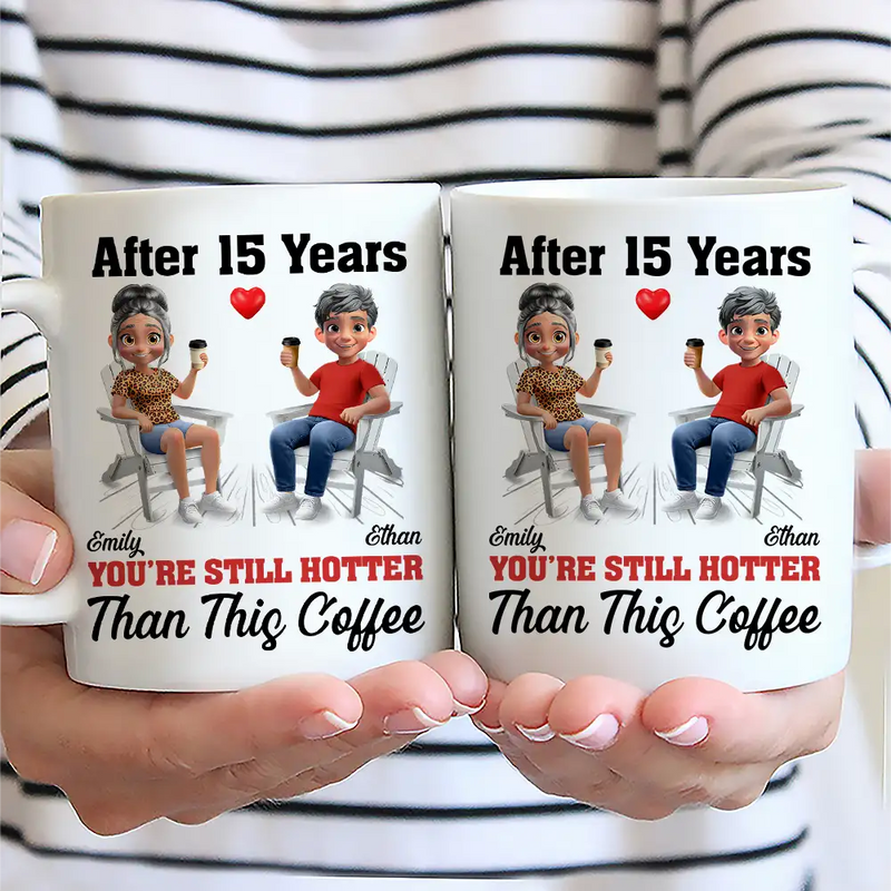 Gift For Couples,Old Couples,Gift For Husband,Gift For Boyfriend,Gift For Girlfriend,Funny - After Years You Still Hot 3D Effect Couple - Personalized Mug