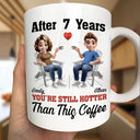 Gift For Couples,Old Couples,Gift For Husband,Gift For Boyfriend,Gift For Girlfriend,Funny - After Years You Still Hot 3D Effect Couple - Personalized Mug