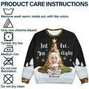 Gift For Yourself,Gift For Women,Gift For Men,Reading,Funny,Christmas - All Booked For Christmas - Personalized Unisex Ugly Sweater