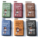 All My Charging Sh*t - Personalized Leather Cable Bag