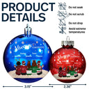 Gift For Bestie,Christmas,Happy - Always Besties - Personalized Ball Ornament