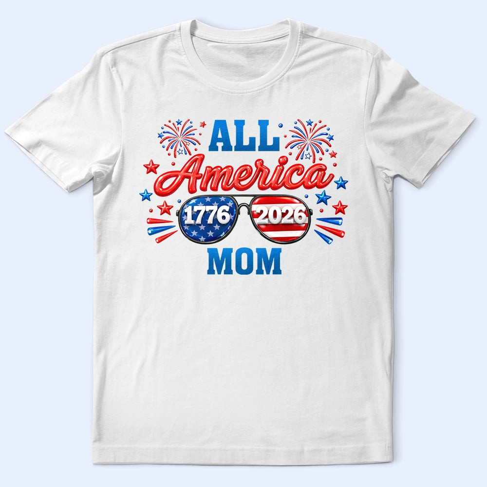 America 250 All American Family - Personalized T Shirt