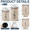 Gift For Yourself,Gift For Women,Gift For Men,Independence Day,America 250th,Happy - America 250 Years Of Freedom Cowboy Skeleton - Personalized Can Cooler Sleeve