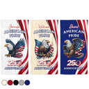 America 250th,Independence Day,Gift For Yourself,Proud,Icon - America 250th Anniversary US Pride Patriotic Eagle - Personalized Beach Towel