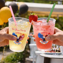 Independence Day,America 250th,Icon,Proud - America 250th Anniversary US Proud Patriotic Eagle - Personalized Frosted Cups