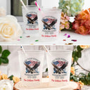 Independence Day,Family,America 250th,Proud - America 250th Anniversary US Pride Patriotic Eagle - Personalized Frosted Cups