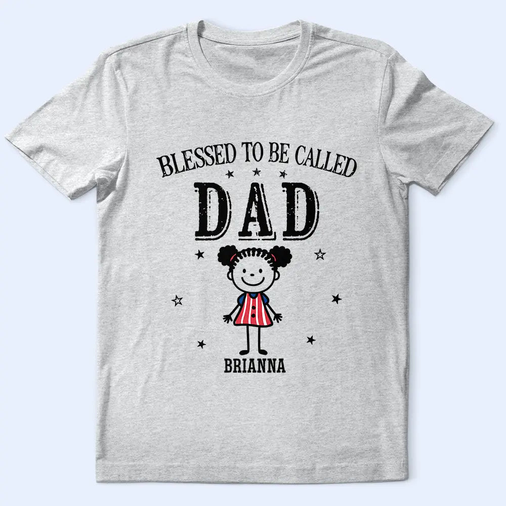 America Blessed To Be Called Papa Nana - Personalized T Shirt
