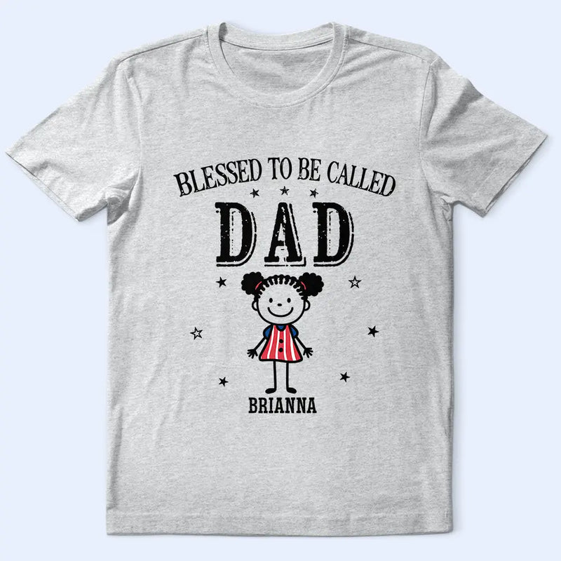 Independence Day,Gift For Grandpa,Humorous,Custom Text - America Blessed To Be Called Papa Nana - Personalized T Shirt