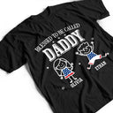 Independence Day,Gift For Grandpa,Humorous,Custom Text - America Blessed To Be Called Papa Nana - Personalized T Shirt