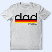 Gift For Father,Independence Day,Happy - America Dad Of Kid Custom Name - Personalized T Shirt