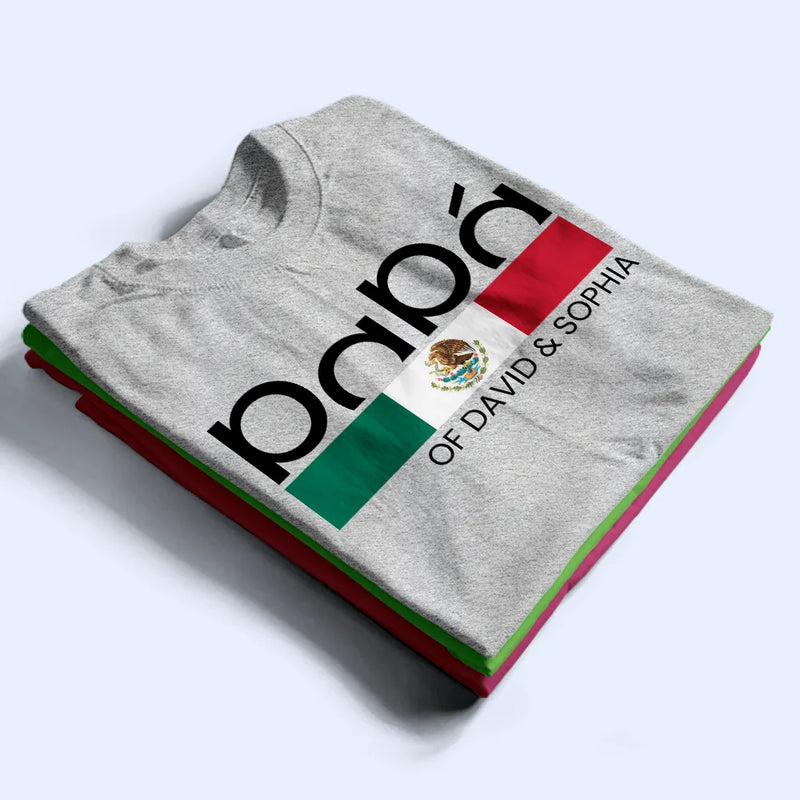 Gift For Father,Independence Day,Happy - America Dad Of Kid Custom Name - Personalized T Shirt