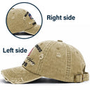 Gift For Men, Funny, Independence Day, America 250th - America Rejecting Kings Since 1776 Give Them The Bird - Personalized Embroidered Distressed Cap
