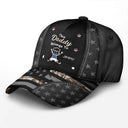 Gift For Grandpa,Gift For Father,Funny,Independence Day,Icon - American Stars And Stripes This Papa Dad Belongs To - Personalized Classic Cap