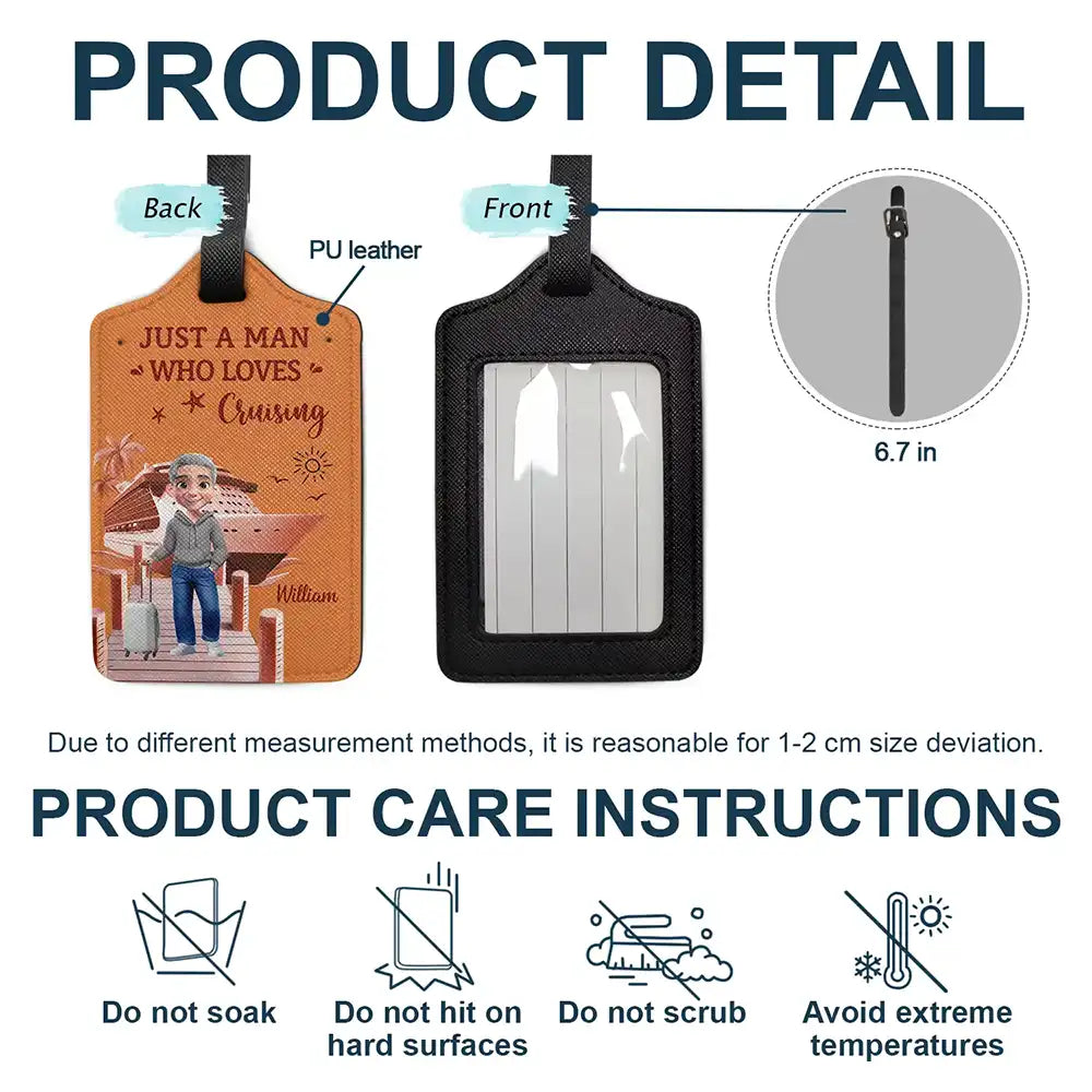 Gift For Yourself,Gift For Women,Gift For Men,Travel,Happy -And So The Adventure Begins Travel Woman Man - Personalized Luggage Tag