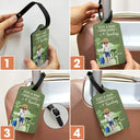 Gift For Yourself,Gift For Women,Gift For Men,Travel,Happy -And So The Adventure Begins Travel Woman Man - Personalized Luggage Tag