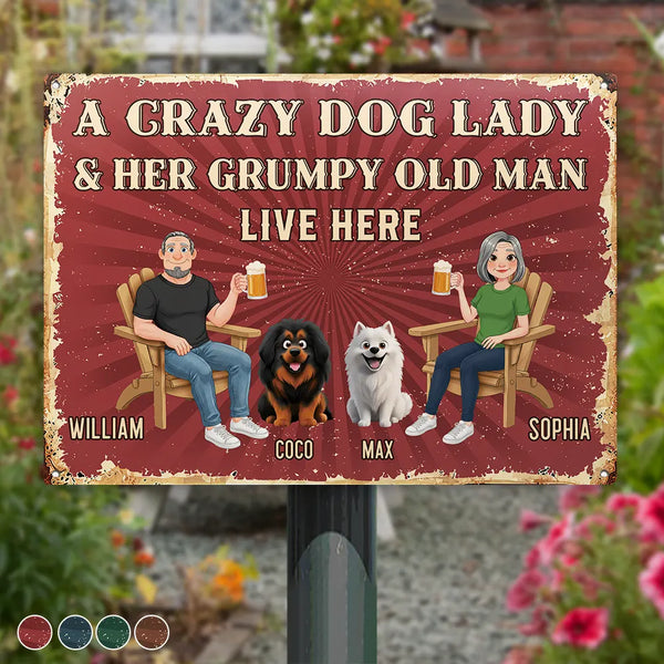 Animate Couple A Crazy Dog Cat Lady And Her Grumpy Old Man Live