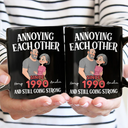 Gift For Couples,LGBT,Old Couples,Gift For Women,Gift For Men,Gift For Husband,Gift For Wife,Gift For Boyfriend,Gift For Girlfriend,Love,Top Market - Animate Couple Annoying Each Other And Still Going Strong - Personalized Mug