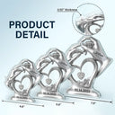 Gift For Couples,Gift For Husband,Gift For Wife,Gift For Boyfriend,Gift For Girlfriend,Happy - Anniversary Wedding Gifts For Couples - 3D Inflated Effect Printed, Personalized Custom Shaped Acrylic Plaque