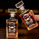 Gift For Couples, Gift For Husband, Gift For Wife, Gift For Boyfriend, Gift For Girlfriend, Funny - Annoying Each Other - Personalized Square Whiskey Bottle