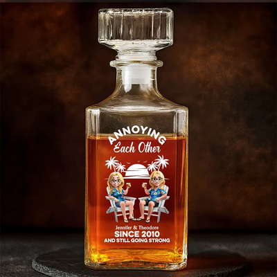 Square Whiskey Bottle