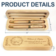 Gift For Couples,Gift For Husband,Gift For Wife,Gift For Boyfriend,Gift For Girlfriend,Funny - Annoying Each Other - Personalized Wooden Pen Set