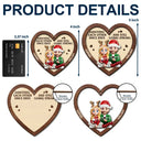 Love,Christmas,Gift For Wife,Gift For Husband,Gift For Couples,Gift For Boyfriend,Gift For Girlfriend,Old Couples  -Annoying Each Other 3D Effect Couple - Personalized 2-Layered Wooden Ornament