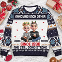 Love,Christmas,Gift For Wife,Gift For Husband,Gift For Couples - Annoying Each Other Couple - Personalized Unisex Ugly Sweater