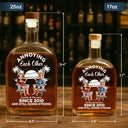 Gift For Couples, Gift For Husband, Gift For Wife, Gift For Boyfriend, Gift For Girlfriend, Funny - Annoying Each Other Since - Personalized Whiskey Bottle
