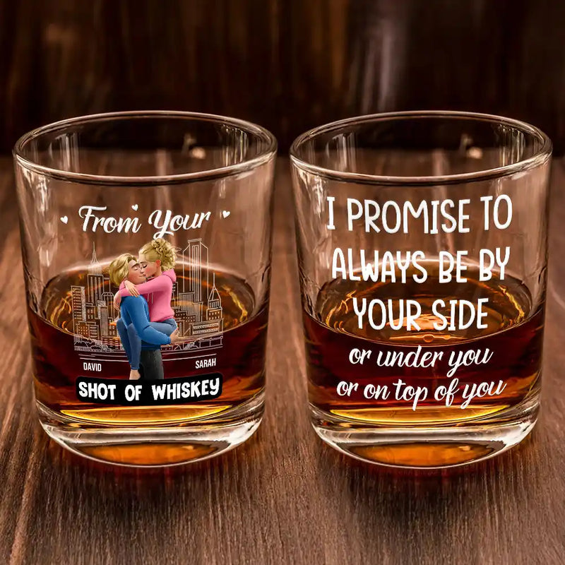 Gift For Husband,Gift For Boyfriend,Gift For Couples,Funny - As Long As We Do It Spicy Couple 3D Effect - Personalized Whiskey Glass
