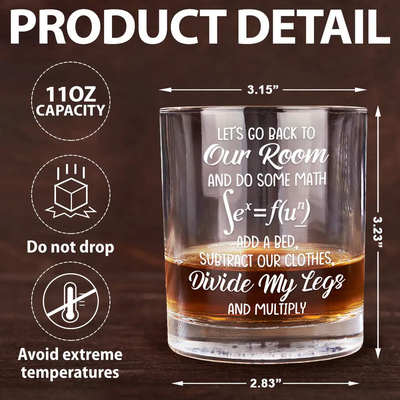 Gift For Husband,Gift For Boyfriend,Gift For Couples,Funny - As Long As We Do It Spicy Couple 3D Effect - Personalized Whiskey Glass